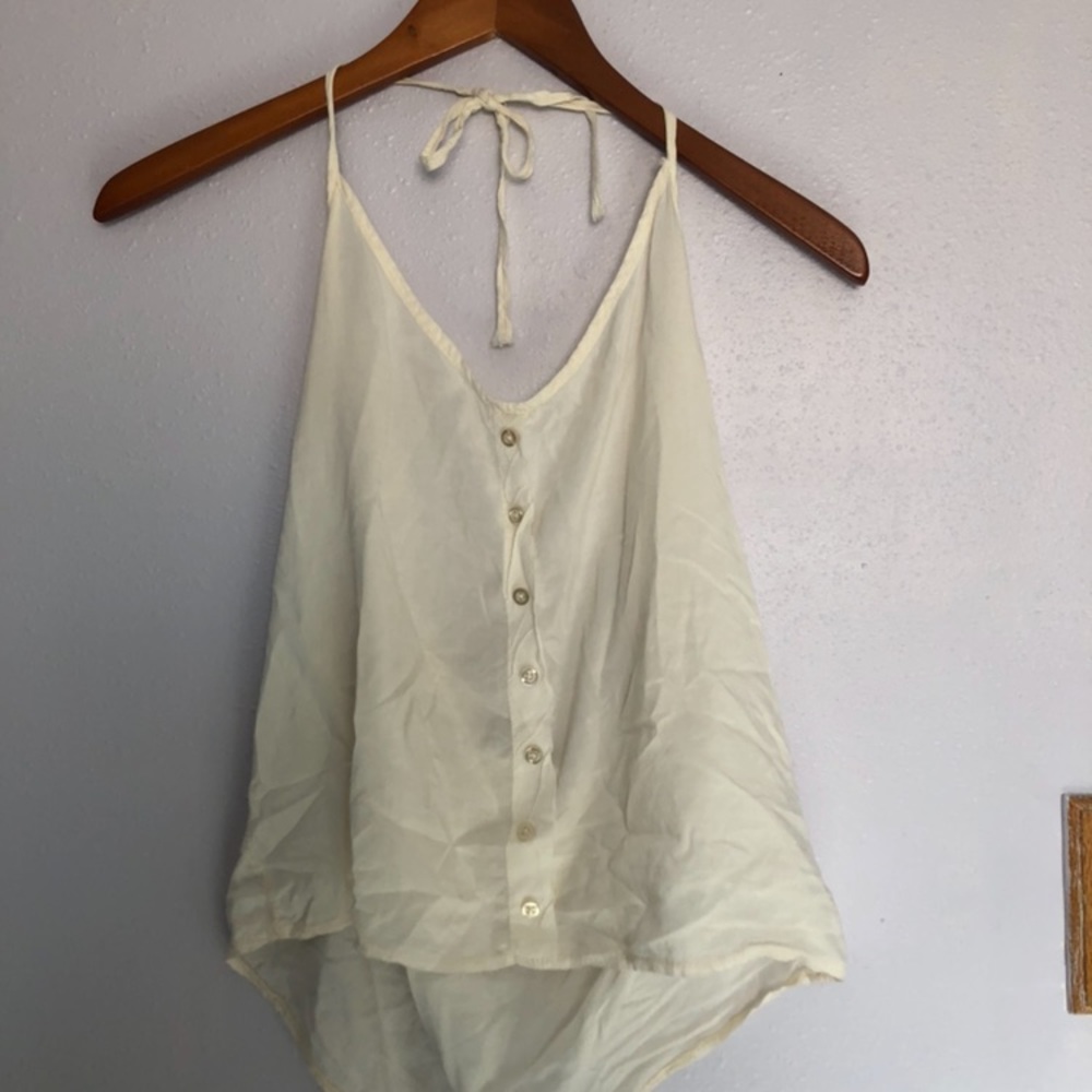 Bandy Melville tie top with low back